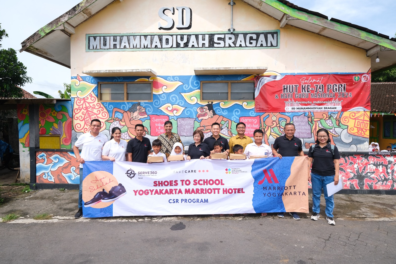 CSR Marriot Hotel Yogyakarta ke SD Muhammadiyah Sragan
