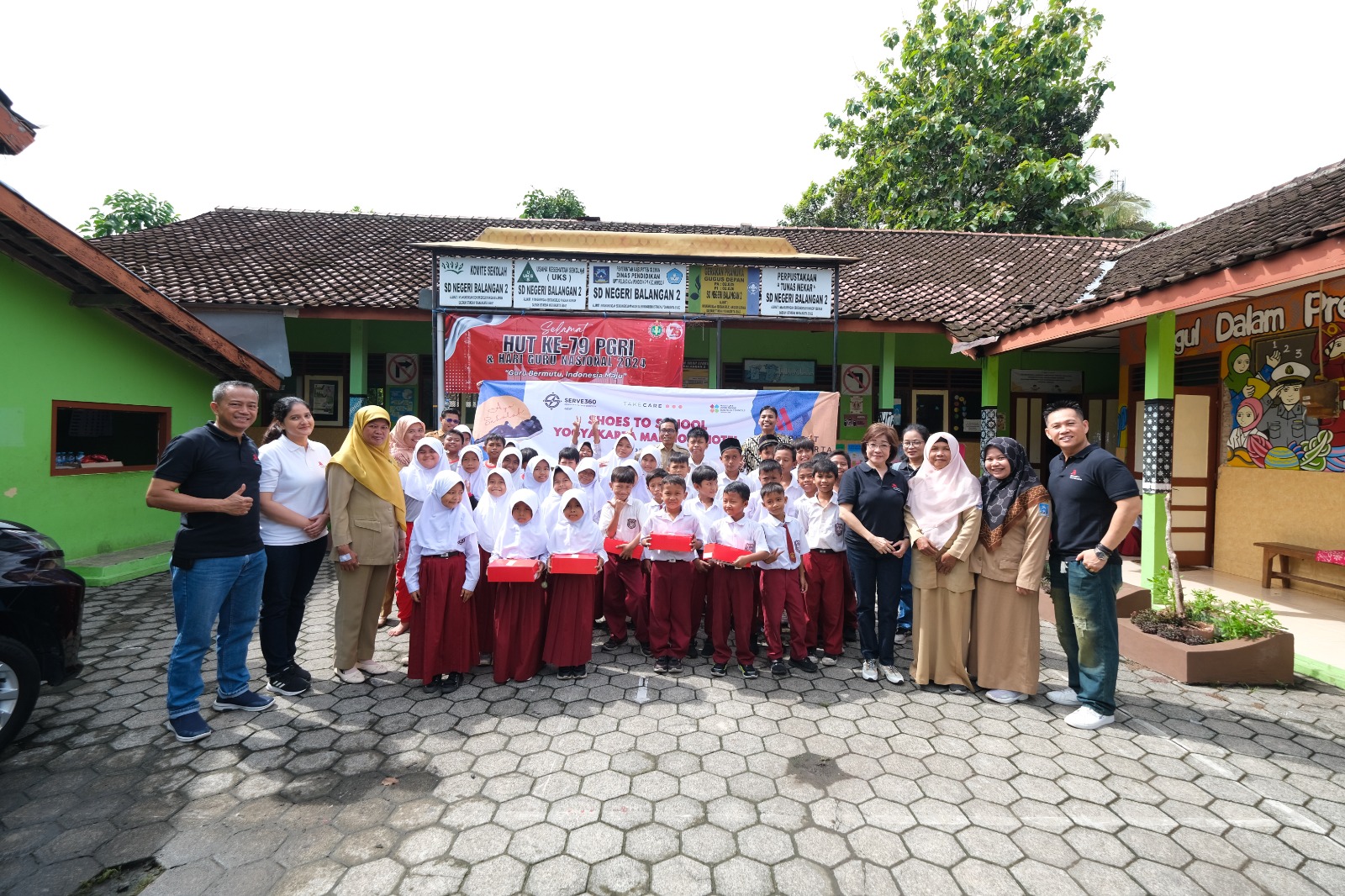 CSR Marriot Hotel Yogyakarta ke SD Negeri 2 Balangan