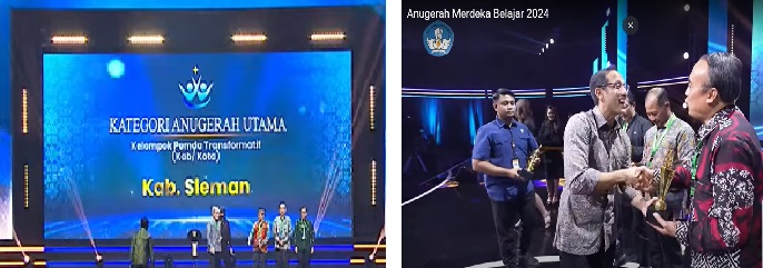 Luar Biasa, Kabupaten Sleman Sabet Tiga Penghargaan dalam IKM dari Kemendikbud RI